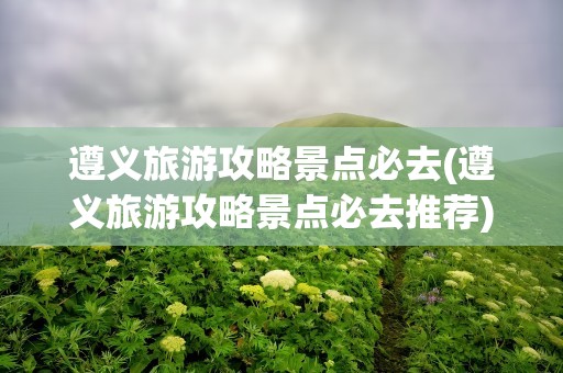 遵义旅游攻略景点必去(遵义旅游攻略景点必去推荐)