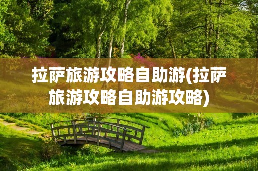 拉萨旅游攻略自助游(拉萨旅游攻略自助游攻略)