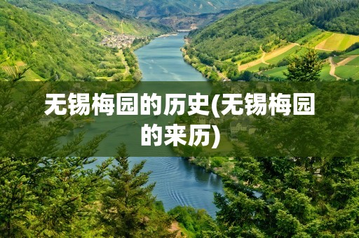 无锡梅园的历史(无锡梅园的来历)