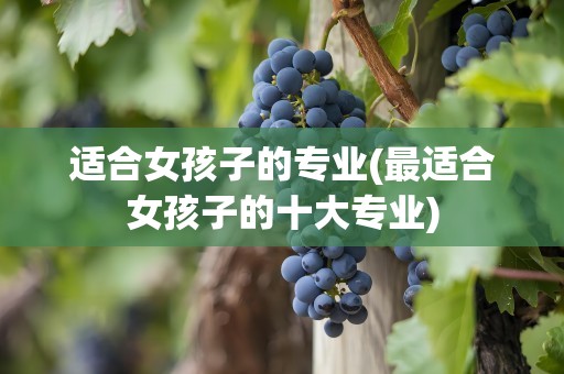 适合女孩子的专业(最适合女孩子的十大专业)