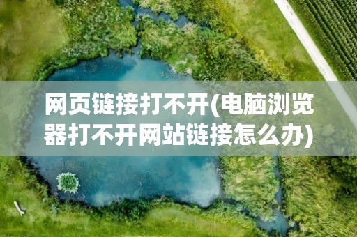 网页链接打不开(电脑浏览器打不开网站链接怎么办)