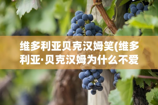 维多利亚贝克汉姆笑(维多利亚·贝克汉姆为什么不爱笑)