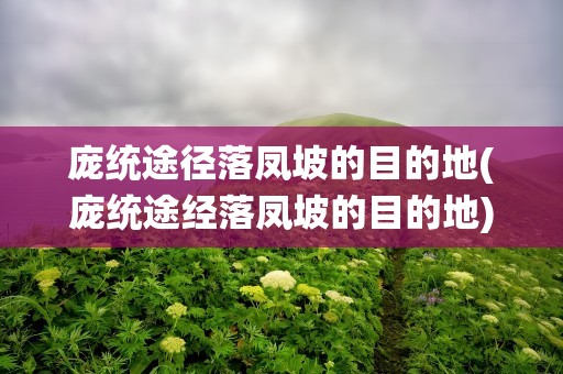 庞统途径落凤坡的目的地(庞统途经落凤坡的目的地)