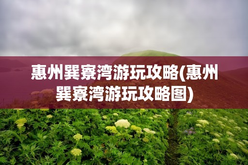 惠州巽寮湾游玩攻略(惠州巽寮湾游玩攻略图)