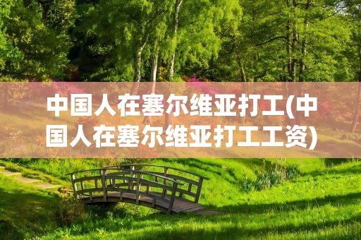 中国人在塞尔维亚打工(中国人在塞尔维亚打工工资)