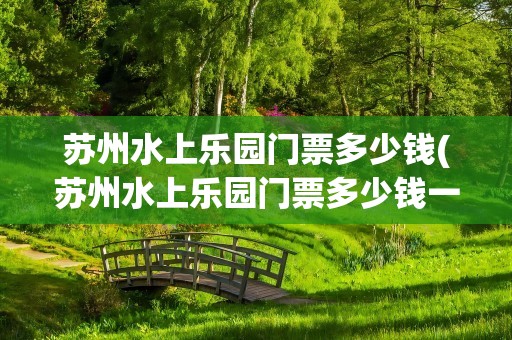 苏州水上乐园门票多少钱(苏州水上乐园门票多少钱一张)