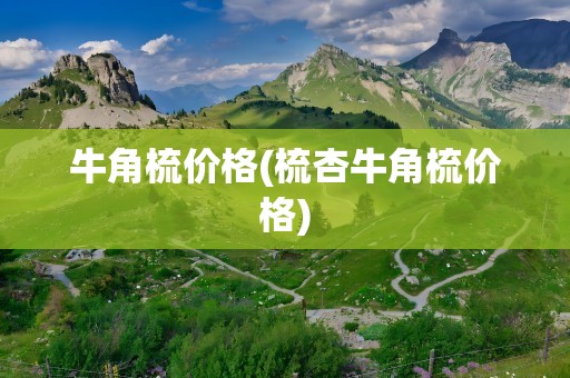 牛角梳价格(梳杏牛角梳价格)