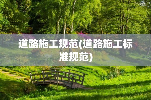 道路施工规范(道路施工标准规范)