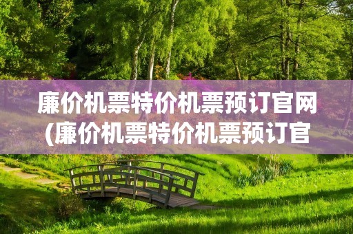 廉价机票特价机票预订官网(廉价机票特价机票预订官网查询)