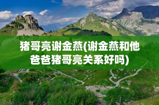 猪哥亮谢金燕(谢金燕和他爸爸猪哥亮关系好吗)