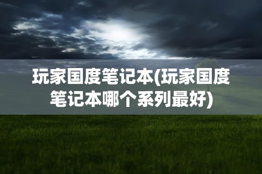 玩家国度笔记本(玩家国度笔记本哪个系列最好)