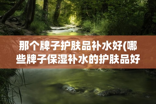 那个牌子护肤品补水好(哪些牌子保湿补水的护肤品好)