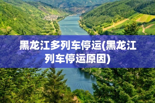 黑龙江多列车停运(黑龙江列车停运原因)