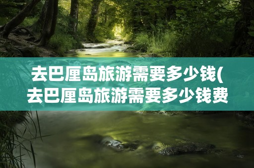 去巴厘岛旅游需要多少钱(去巴厘岛旅游需要多少钱费用)