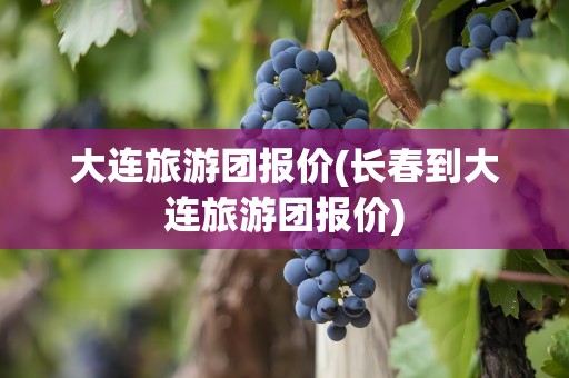 大连旅游团报价(长春到大连旅游团报价)