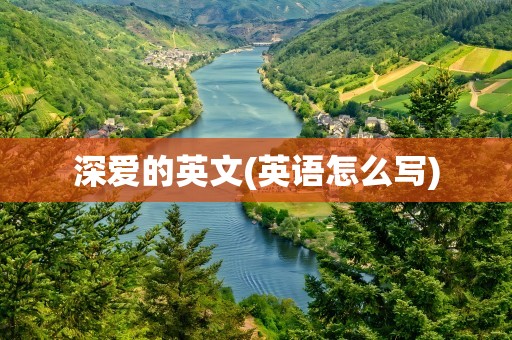 深爱的英文(英语怎么写)