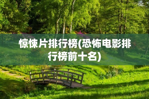 惊悚片排行榜(恐怖电影排行榜前十名)