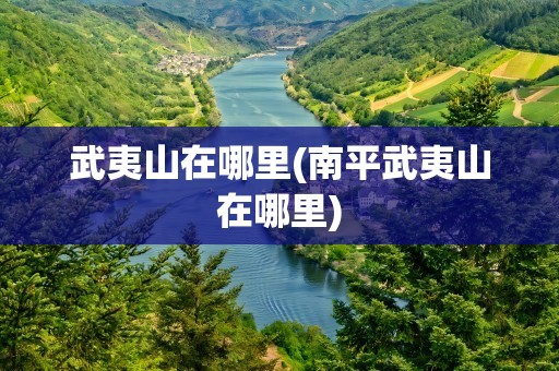 武夷山在哪里(南平武夷山在哪里)