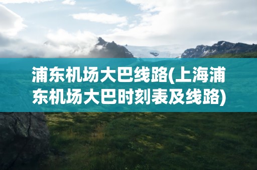 浦东机场大巴线路(上海浦东机场大巴时刻表及线路)