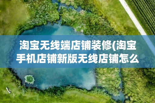 淘宝无线端店铺装修(淘宝手机店铺新版无线店铺怎么装修)