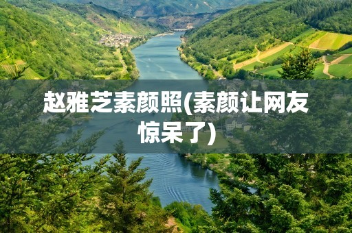 赵雅芝素颜照(素颜让网友惊呆了)