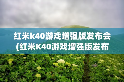 红米k40游戏增强版发布会(红米K40游戏增强版发布会时间是多少)