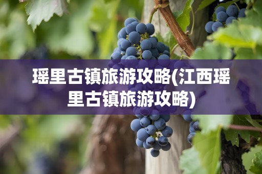 瑶里古镇旅游攻略(江西瑶里古镇旅游攻略)