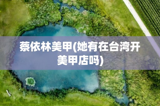 蔡依林美甲(她有在台湾开美甲店吗)