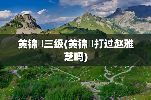 黄锦燊三级(黄锦燊打过赵雅芝吗)