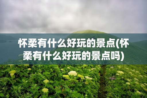 怀柔有什么好玩的景点(怀柔有什么好玩的景点吗)