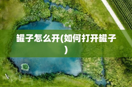 罐子怎么开(如何打开罐子)