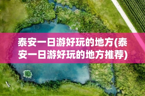 泰安一日游好玩的地方(泰安一日游好玩的地方推荐)