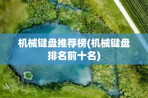 机械键盘推荐榜(机械键盘排名前十名)