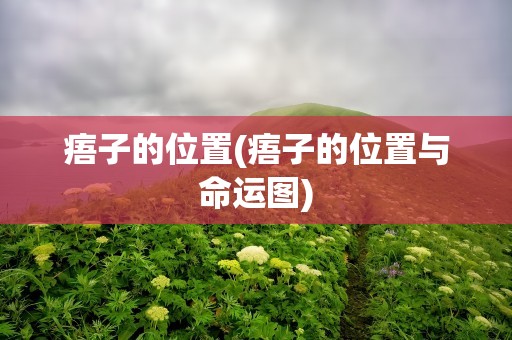 痦子的位置(痦子的位置与命运图)