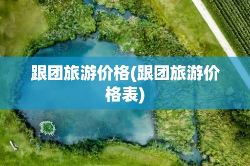 跟团旅游价格(跟团旅游价格表)