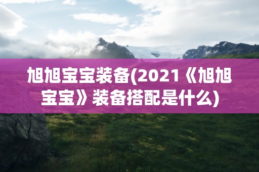 旭旭宝宝装备(2021《旭旭宝宝》装备搭配是什么)
