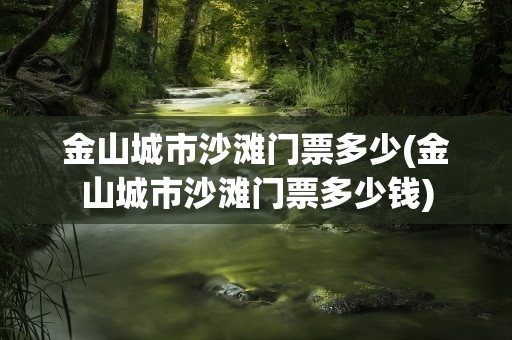 金山城市沙滩门票多少(金山城市沙滩门票多少钱)