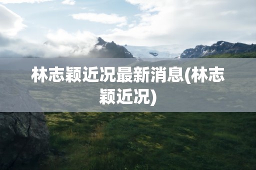 林志颖近况最新消息(林志颖近况)
