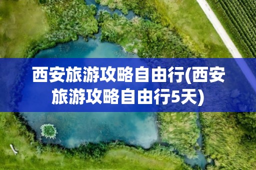 西安旅游攻略自由行(西安旅游攻略自由行5天)