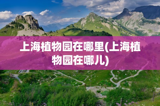 上海植物园在哪里(上海植物园在哪儿)