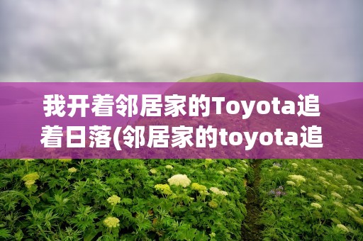 我开着邻居家的Toyota追着日落(邻居家的toyota追着日落什么歌)