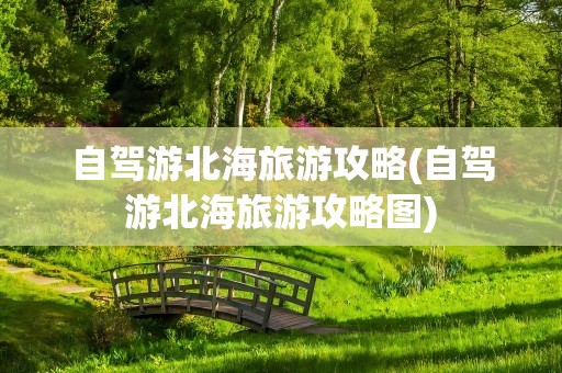 自驾游北海旅游攻略(自驾游北海旅游攻略图)