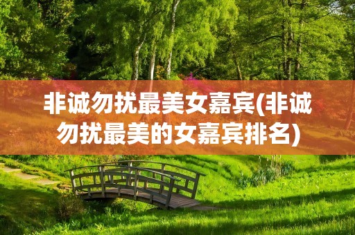非诚勿扰最美女嘉宾(非诚勿扰最美的女嘉宾排名)