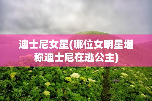 迪士尼女星(哪位女明星堪称迪士尼在逃公主)
