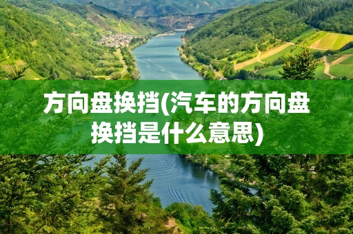 方向盘换挡(汽车的方向盘换挡是什么意思)