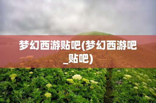 梦幻西游贴吧(梦幻西游吧_贴吧)