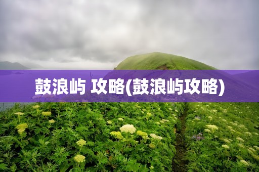 鼓浪屿 攻略(鼓浪屿攻略)