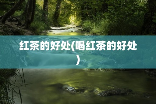 红茶的好处(喝红茶的好处)