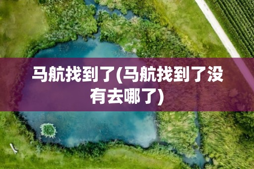 马航找到了(马航找到了没有去哪了)