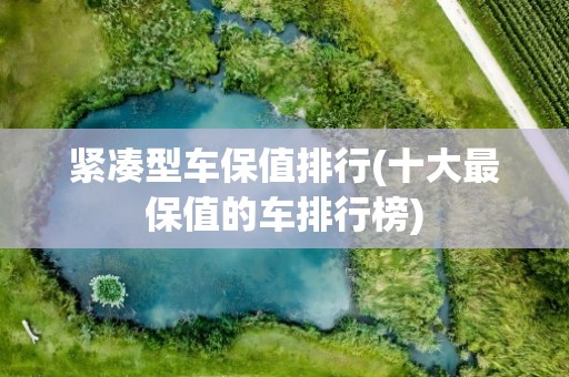 紧凑型车保值排行(十大最保值的车排行榜)